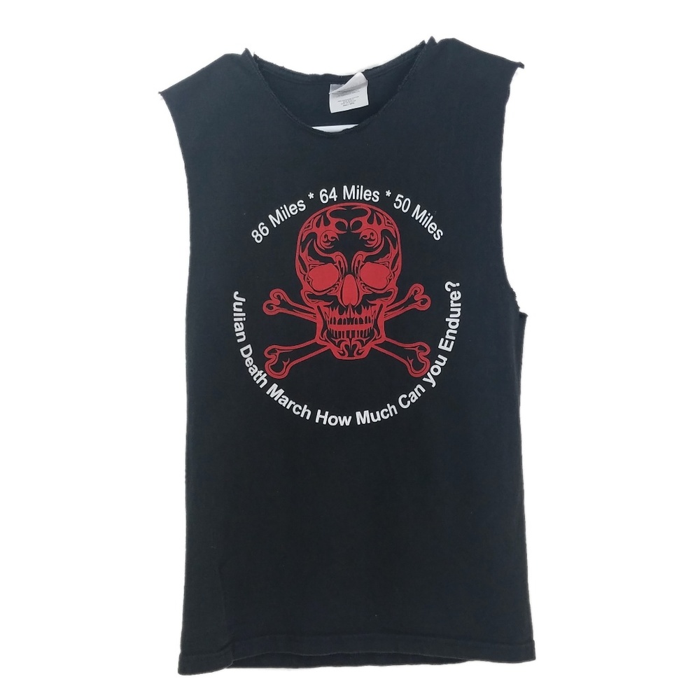 Julian Death March Skull Sleeveless Tee Small